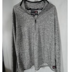Canada Weather Gear XXL Gray 1/4 Zip Pullover Athletic Shirt Collared NWT